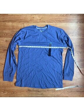 Starting Point Super Soft Long Sleeve T-Shirt Men’s Size Large Blue NWT
